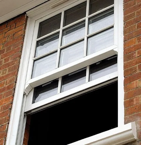 Prima American Style Residential Double Hung Sash Window Aluminum Single-hung Windows Vertical Up Down Sliding Windows