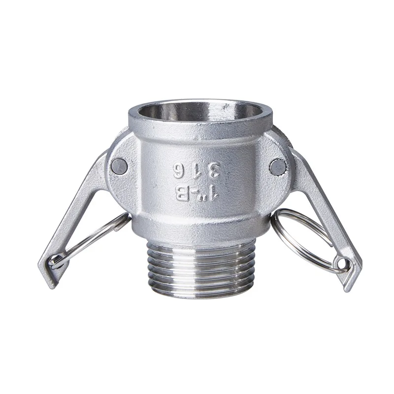 Stainless steel 304 316 camlock quick Couplings type B BSPT NPT threaded