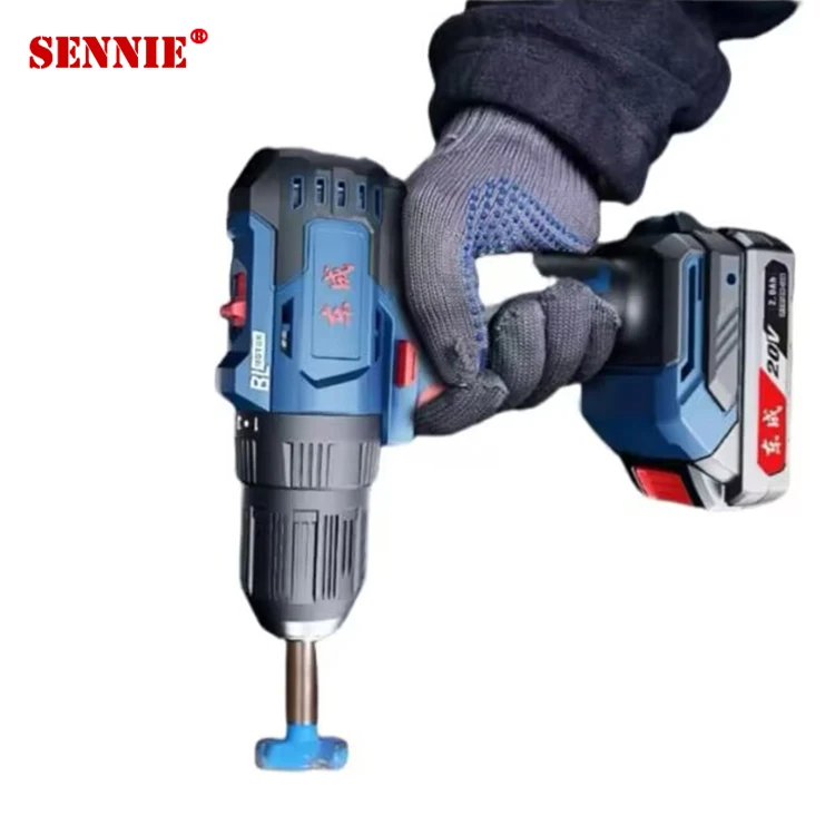 SENNIE 20V Brushless hand drill lithium drill home combination kit electric cordless screwdriver Drill and Twist tool set