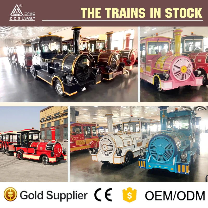 Affordable Customized 42 Seats Diesel Electric Trackless Train For Sale