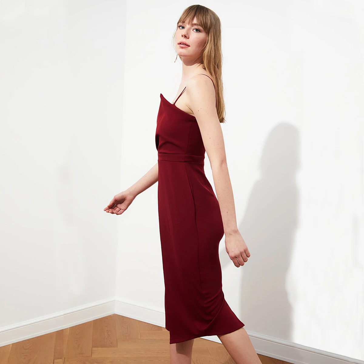 Sleeveless Sexy Women Sling Evening Party Dress