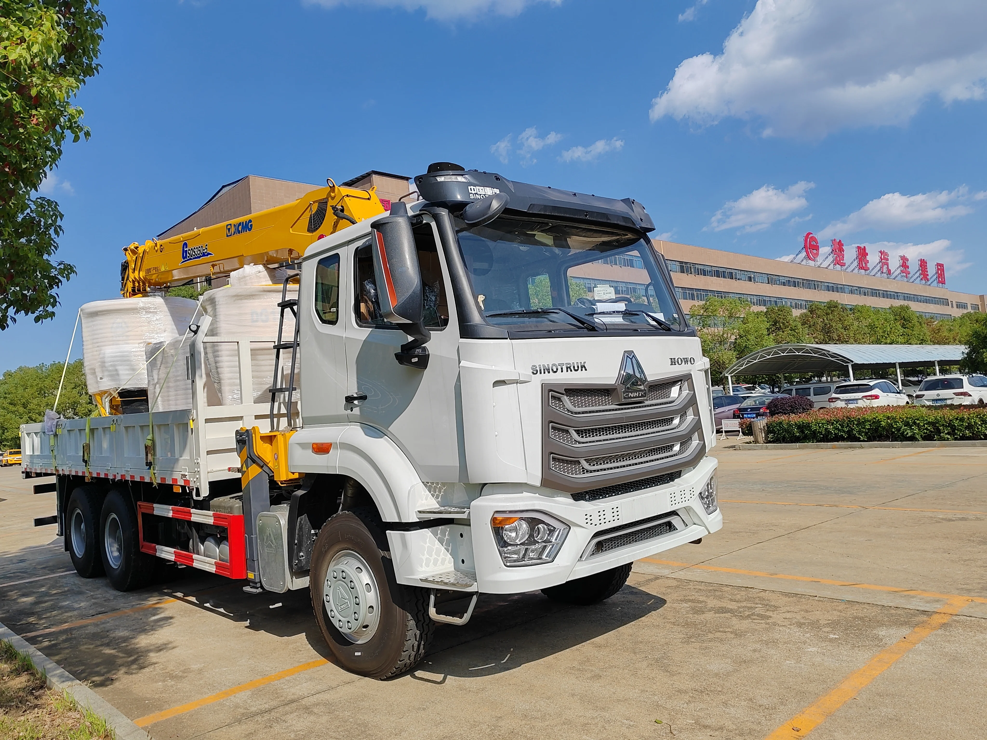 Прямой кран Sinotruk Howo Nx 6x4 14 т