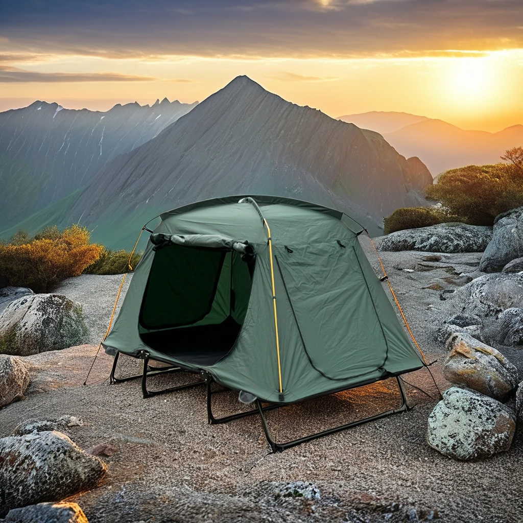 Hot Sale Large Oxford Fabric Weatherproof One-Bedroom Winter Warm Outdoor Camping Tent for 2 Persons for Fishing