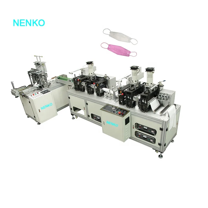 Factory Price Disposable  KF94 Fish Mask Machine, KN95 Fold Face Mask machinery