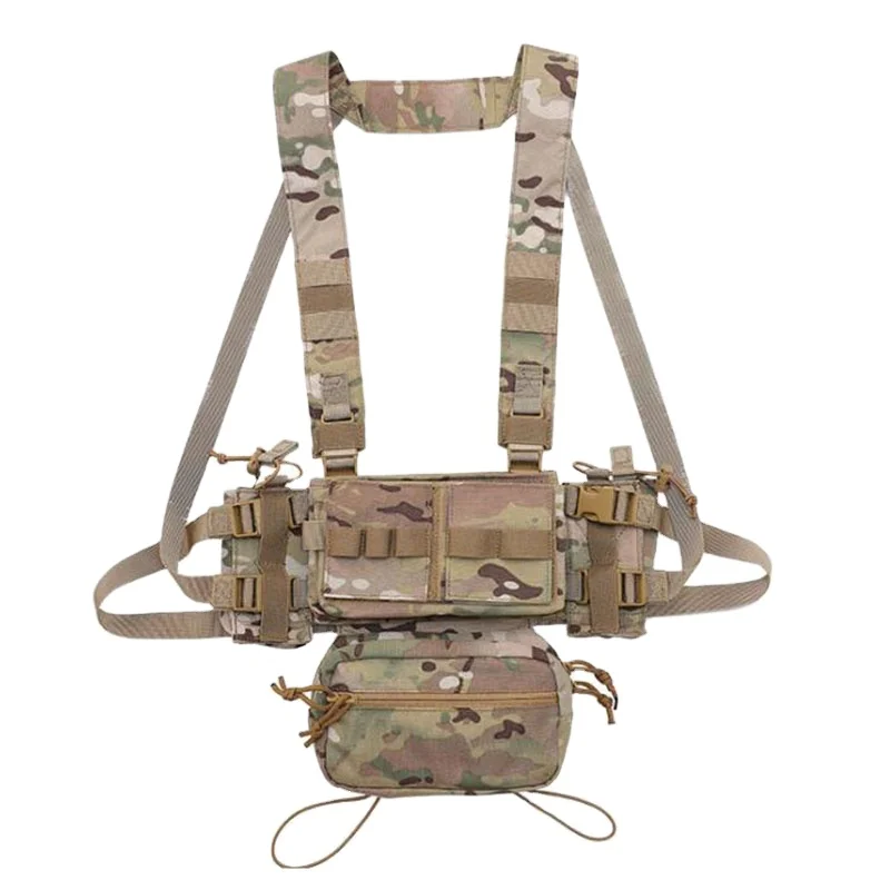Bucksgear Wholesale Light-Weight Tactical Combat Chest Rig MK3 Paintball Military Tactical Vest Individual Load Carrier