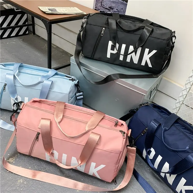 Wholesale new style portable travel bag large capacity sports gym bag female dry and wet separation yoga training bag