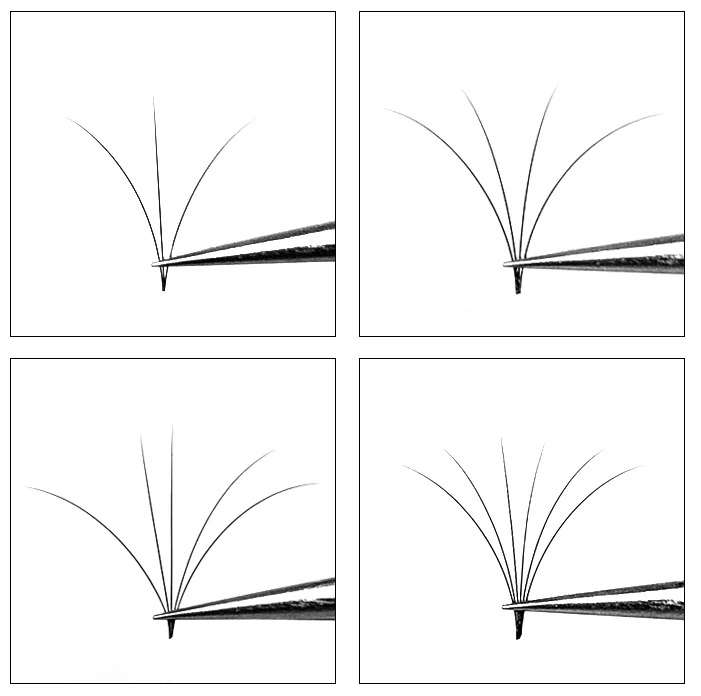 TopGirLash Easy Fan Faux Mink Volume Eyelash Extensions Fanning Eeyelash Extension