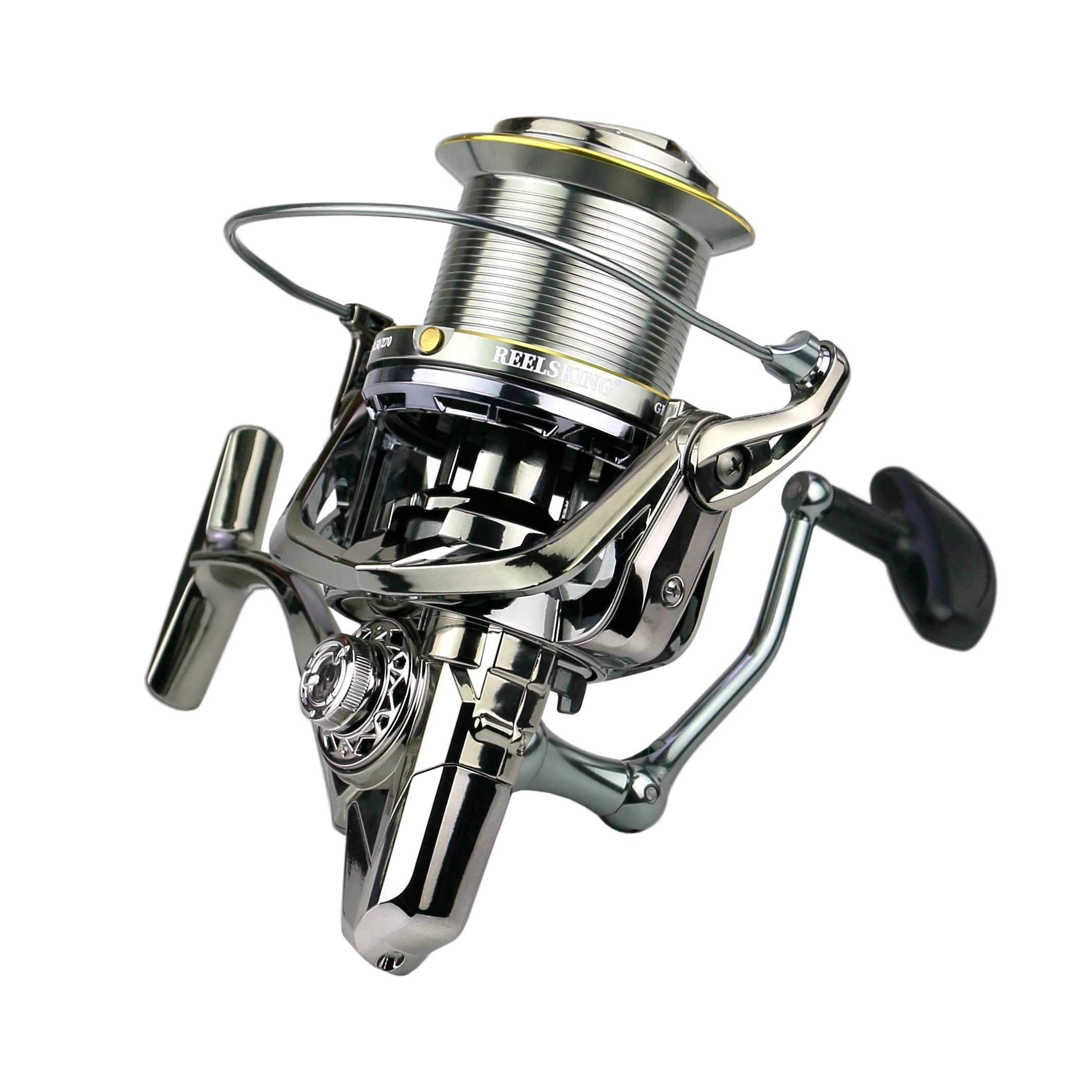 NEW Aluminum alloy Fishing Reel Max Drag Sea Boat 9000-14000 Spinning Reel 8+1BB Stainless Steel Bearing Anti-Seawater