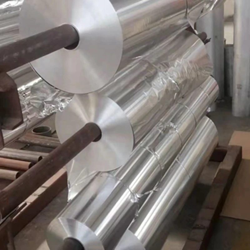 Wholesale 8011 8021 Aluminum Foil Roll 0.015mm Jumbo Roll 30cm 45cm Hard Food Grade Tin Foil Paper Food Wrapping Manufacturer