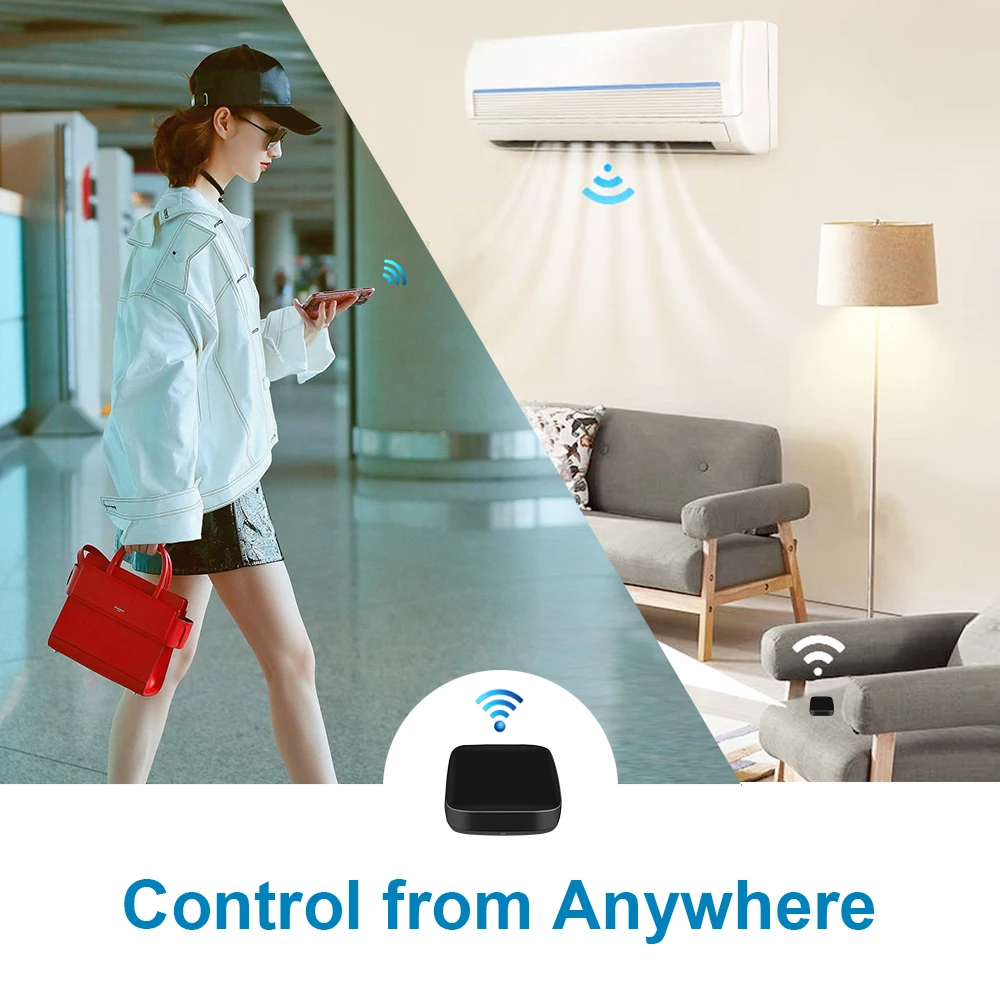 Zemismart Tuya Zigbee IR пульт дистанционного управления вентиляторный телевизор мост Google Home Alexa Echo универсальное управление переменным током