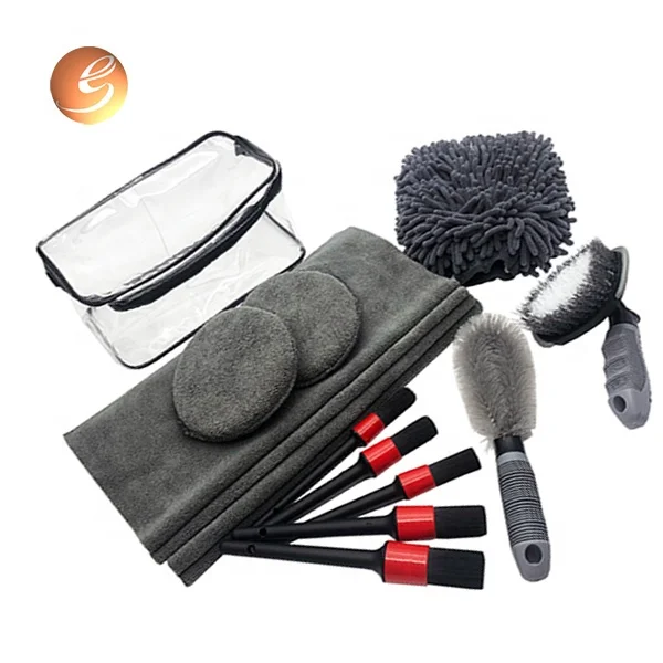 Multi-functional microfiber wash tool kit Car cleaning set