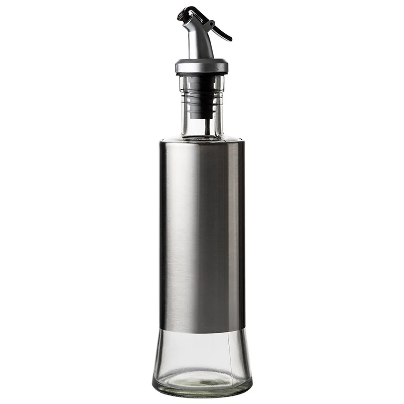 Stainless steel glass oil pot soy sauce bottle seasoning bottle kitchen classification gadget
