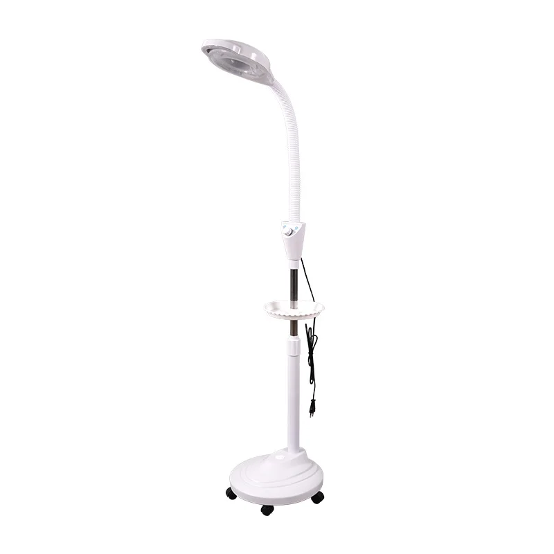 New Floor-standing magnifying glass with white 16X magnifying glass for beauty salon