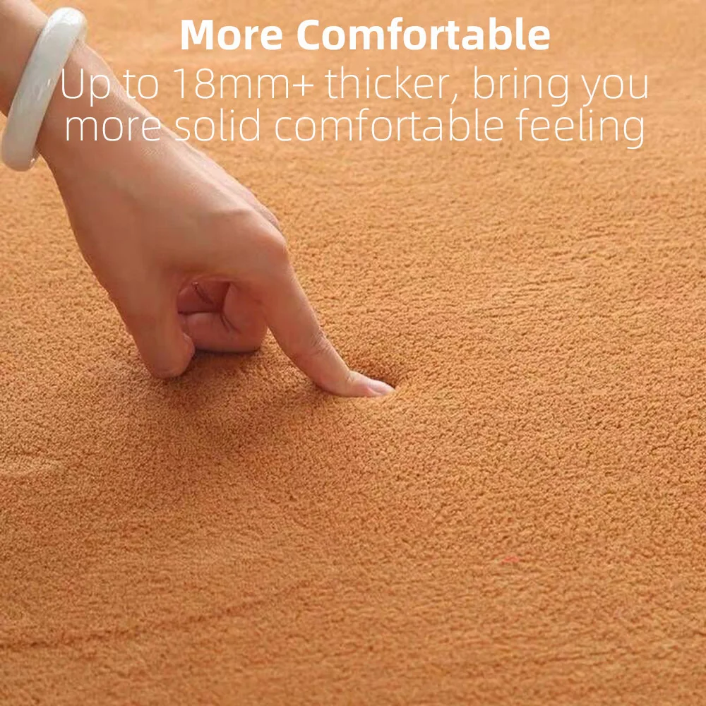 Yinzam Coral Velvet Carpet MAX 200x300 For Living Room Rug Cushion Bed Room Kids Non-Slip Entrance Lounge Rug Home Floor Rugs