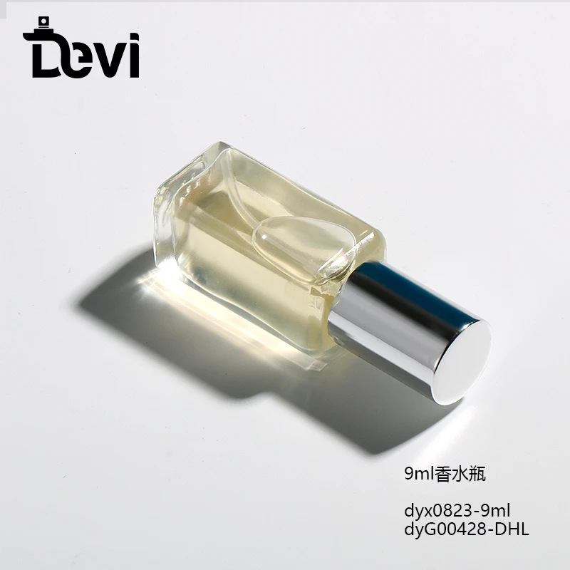 Devi Wholesalers Refillable Empty 9ml 10ml Mini Glass Perfume Tester 3ml perfume oil bottles Sample Perfume Bottle