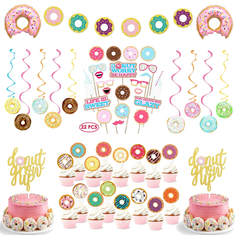 Baby Shower Donut Party Supplies Donuts Decorations Birthday Party Holiday Baby Shower decoracion