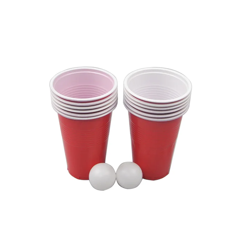 Popular Beer Pingpong Balls 12 Cups & 2 Balls Color Box Package Cup And Ball Game Drinking Game