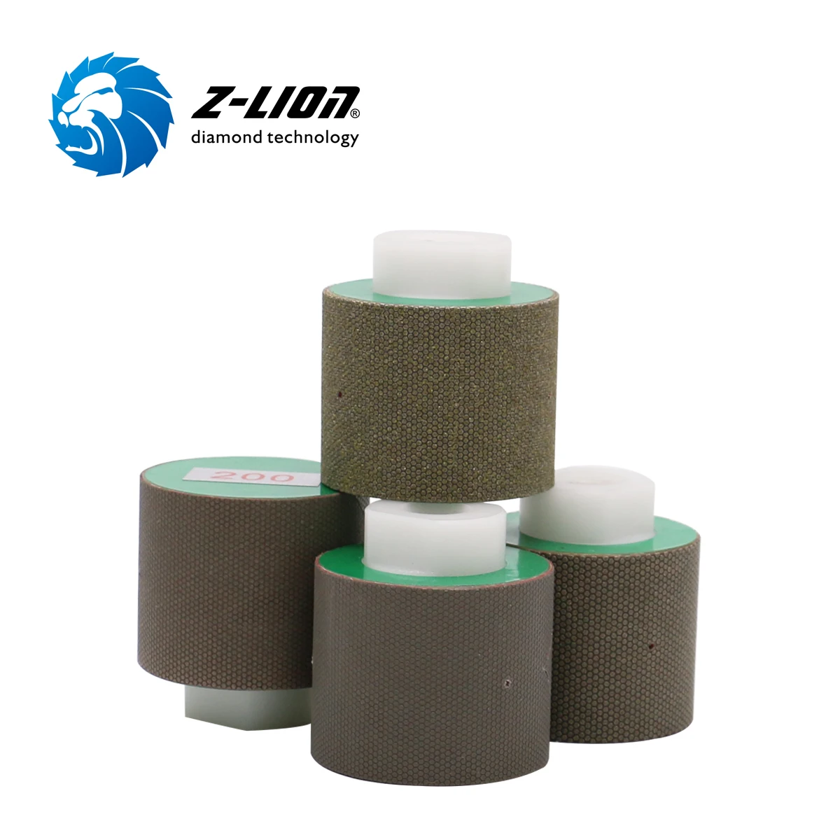 ZL M14 Electroplated Diamond Polishing Drum 50 mm Grinding Wheels