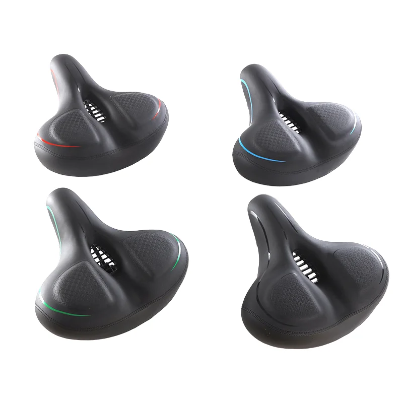 factory price vintage and comfortable PU leather Bicycle seats Spring Saddle bicycle seat post