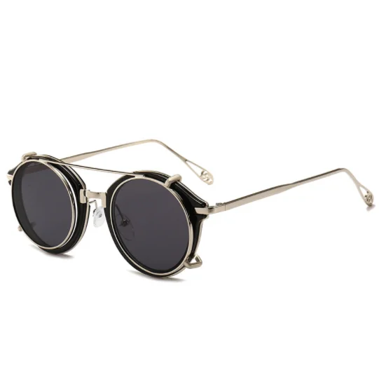 Royal Girl Sunglasses Women Arrow Leg Classic Retro Round Shades Male Vintage Brand customized