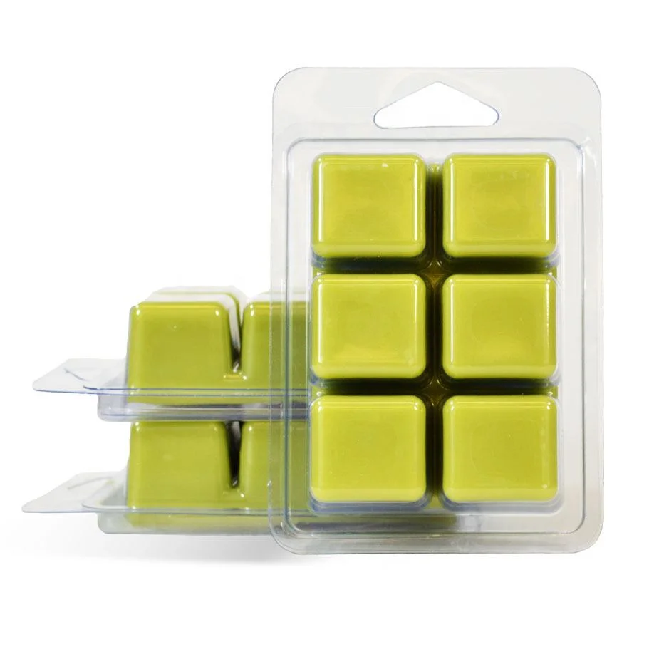 
Custom Plastic Clear PET Wax Melts Clamshell Blister Packaging 