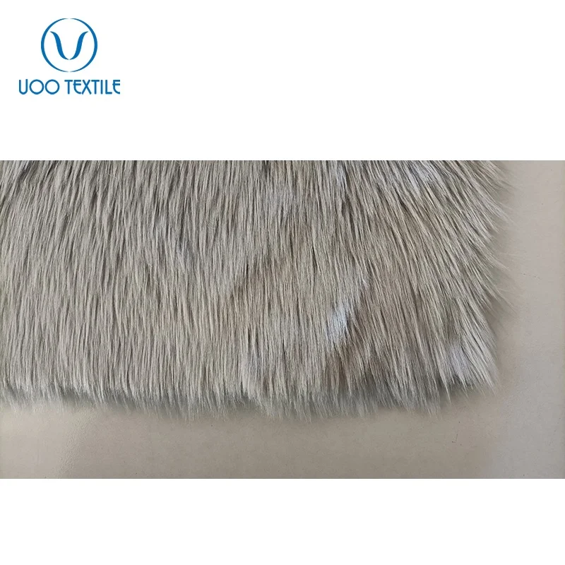 UOO  Long Pile Faux Fur Sheepskin Rug for Bedside