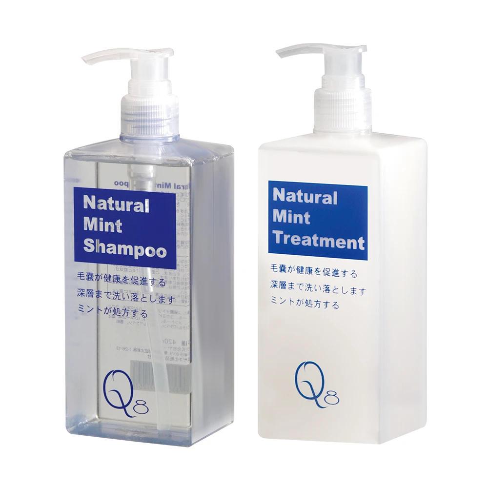 Non-allergic Natural Material Mint Thickening Anti Hair Loss Shampoo and Conditioner Set for sensitive scalp