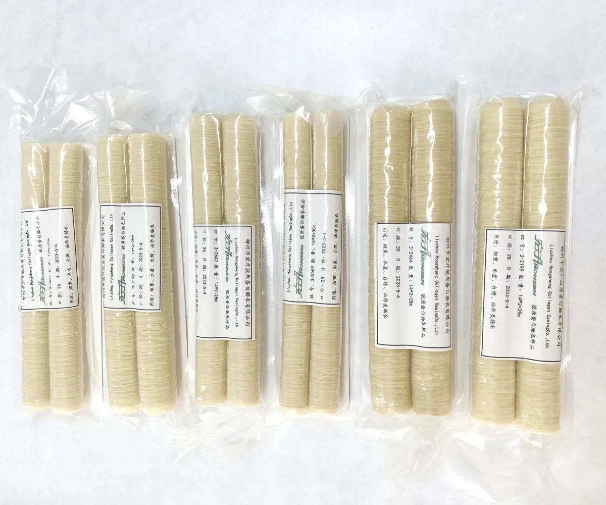 Reliable and Premium sausage casing skins Collagen casings at reasonable prices Speedy Peel Collagen Casing For Sausage