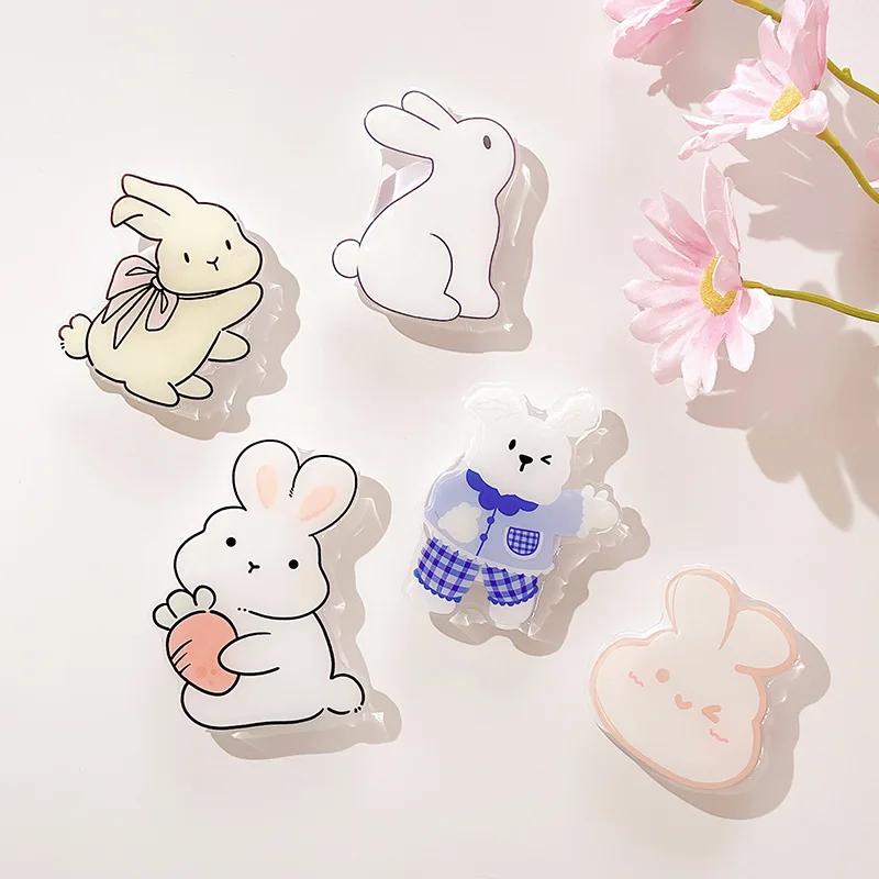 Cheap universal mobile stand phone holder designer custom made cute acrylic charms plastic phone socket