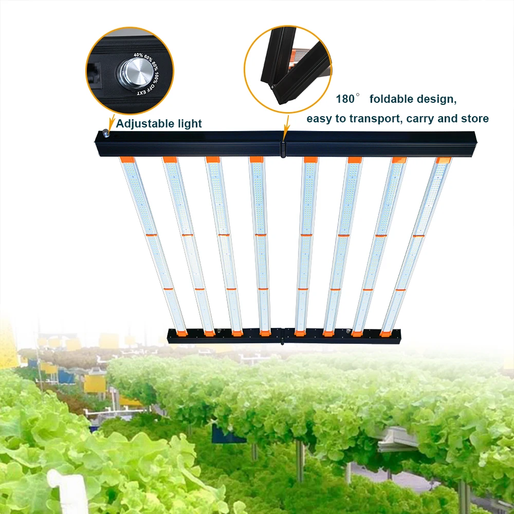 Longood Full Spectrum 800W COB LED Grow Light samsung lm301h lm301b LED  Replace HPS 1000W grow fixture