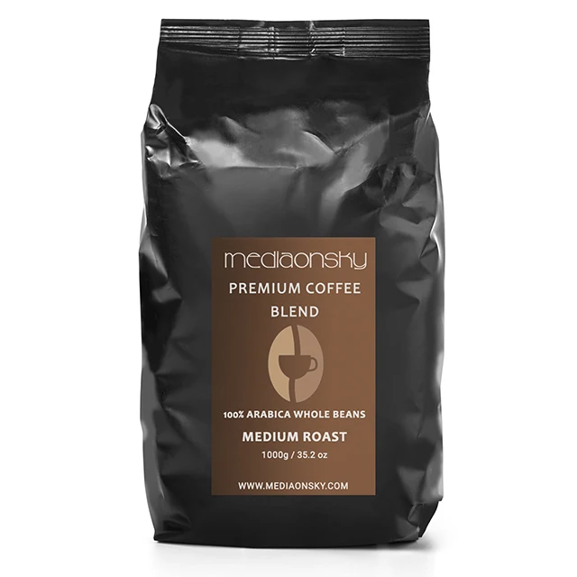 
 1000 г 100% чистые кофейные зерна Арабика жареные зерна кофе-Премиум медиа на sky Cafe  