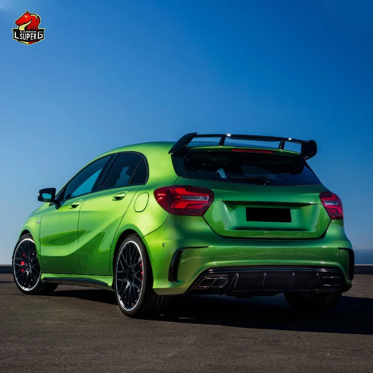 Hot selling car body kit for Mercedes BENZ A-Class W176 upgrade A45 Amg style front rear bumper side skirts exhaust