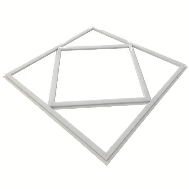 Ceiling mounted panel square lattice frame 600x600   led panel light