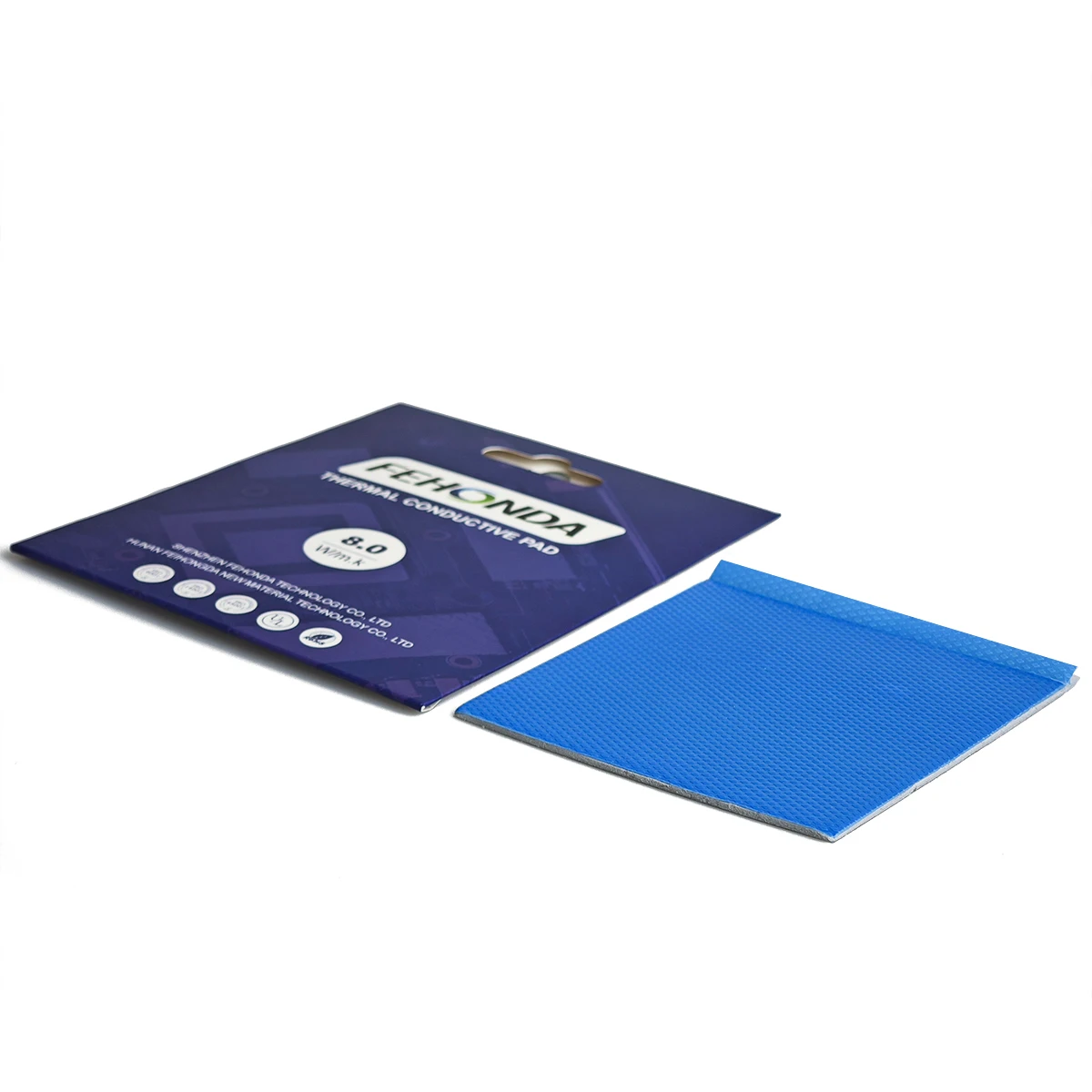 Fehonda 8 W/mK 100x100x1mm Soft Silicone Thermal Conductive Pads Heatsink IC Chipset Northbridge for SSD/CPU/GPU/LED/IC