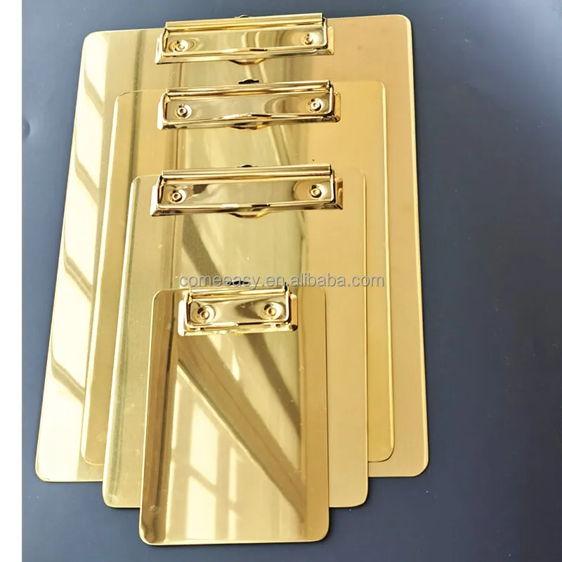 Cardboard Foldable Clip Folio Board A4 Office Letter Pad Paper Clipboard With Storage
