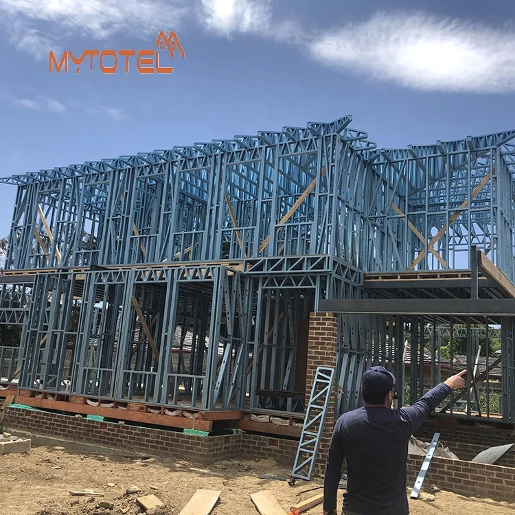 Mytotel light steel frame uran wholesale all construction material wood house frame house