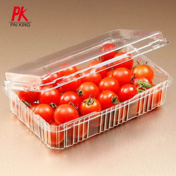 Твердый пластиковый прямоугольный блистерный карточный упаковочный лоток PP, сервировочный складной пластиковый лоток