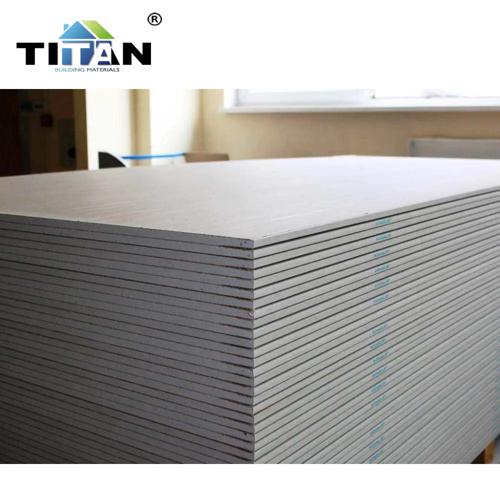 Regular Gypsum Board 9Mm Waterproof Dry Wall Plaques De Platre