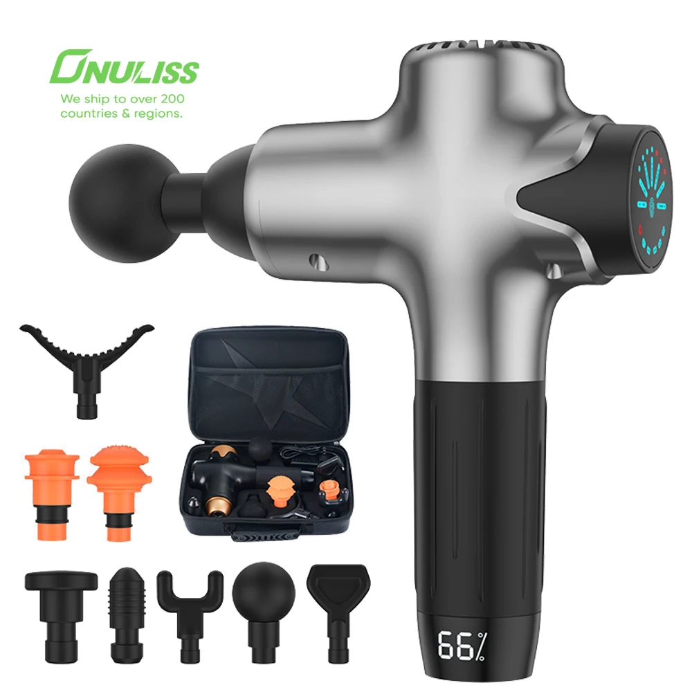 2021 New Generation 60W Mini Massage Gun Wireless Body Relax Muscle Vibration Massage Gun Vibrator Massage Vaginal