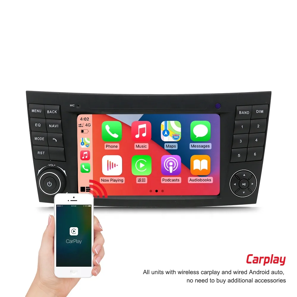 Горячая Распродажа 2 + 32G Android 11 автомобильная стереосистема для Mercedes Benz W211 W209 W219 2din 7 дюймов Автомобильное видео с DSP и carplay