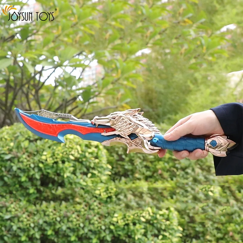 Electronic Luminous Weapon Toy Plastic  Sword Knife Shape Axe Toy  Light Sword Samurai Knife Toy