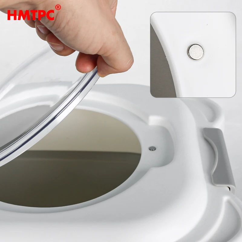 Classic Plastic Folding Sealed Grain Storage Bucket Rectangular Foldable Pet Food Container Dog Food Storage Injection Technics