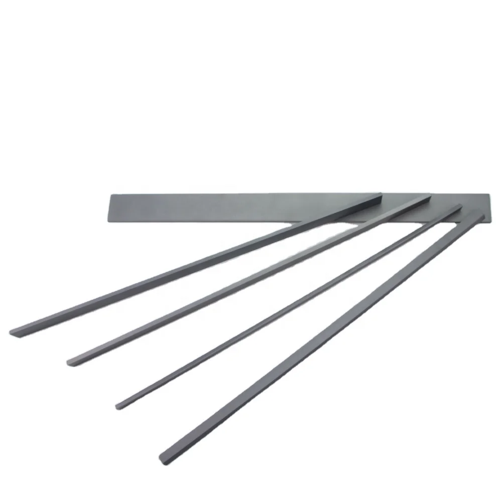 Tungsten Carbide Cobalt Hard Metal Wood Chip Planer Blade Flat Bars Strips