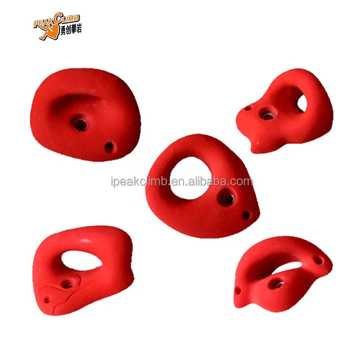 Special designed rock climbing holds large