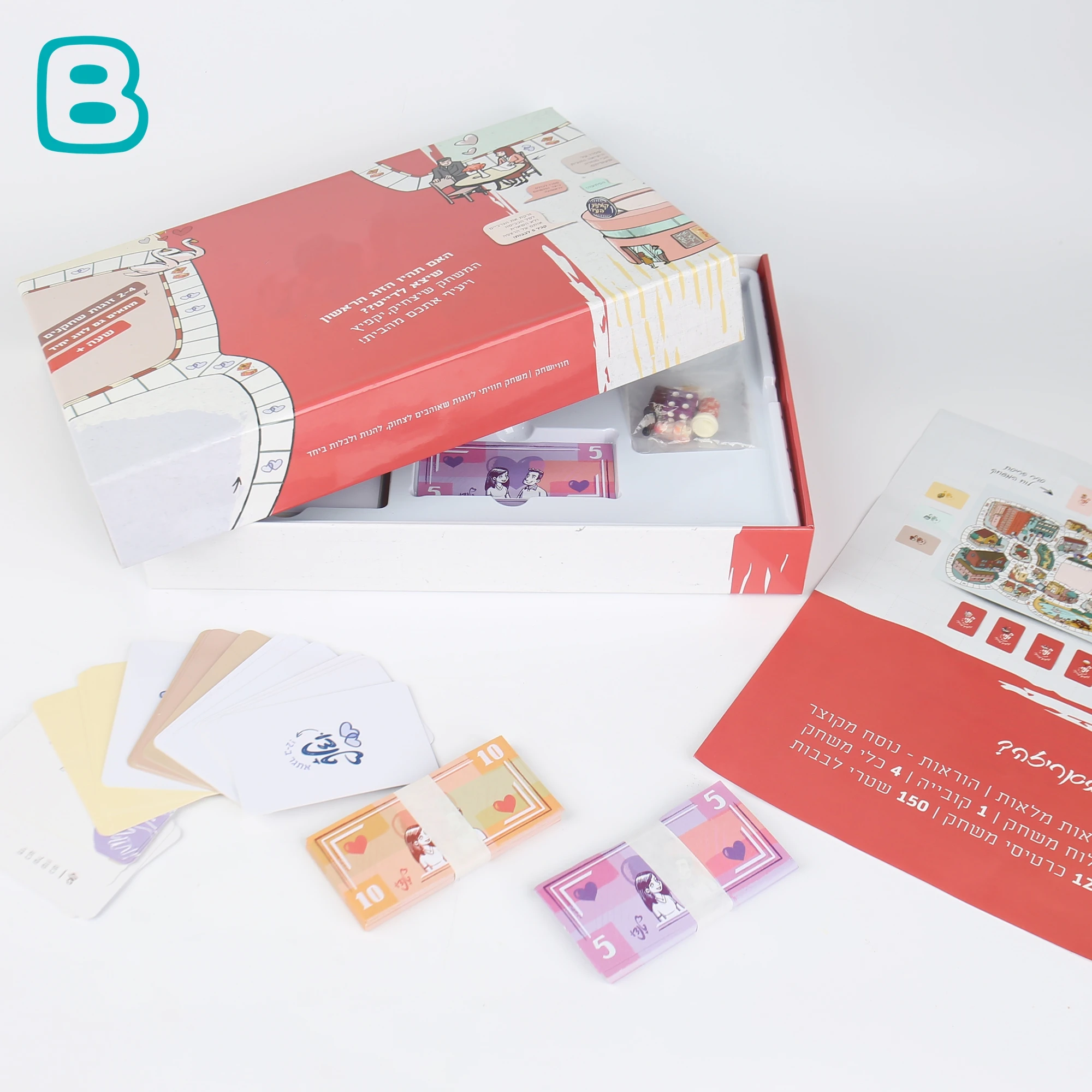 Custom Card Game Wholesale Durable Paper Token Cards Educational Cardboard Game Kids Packaging for Gathering Activities