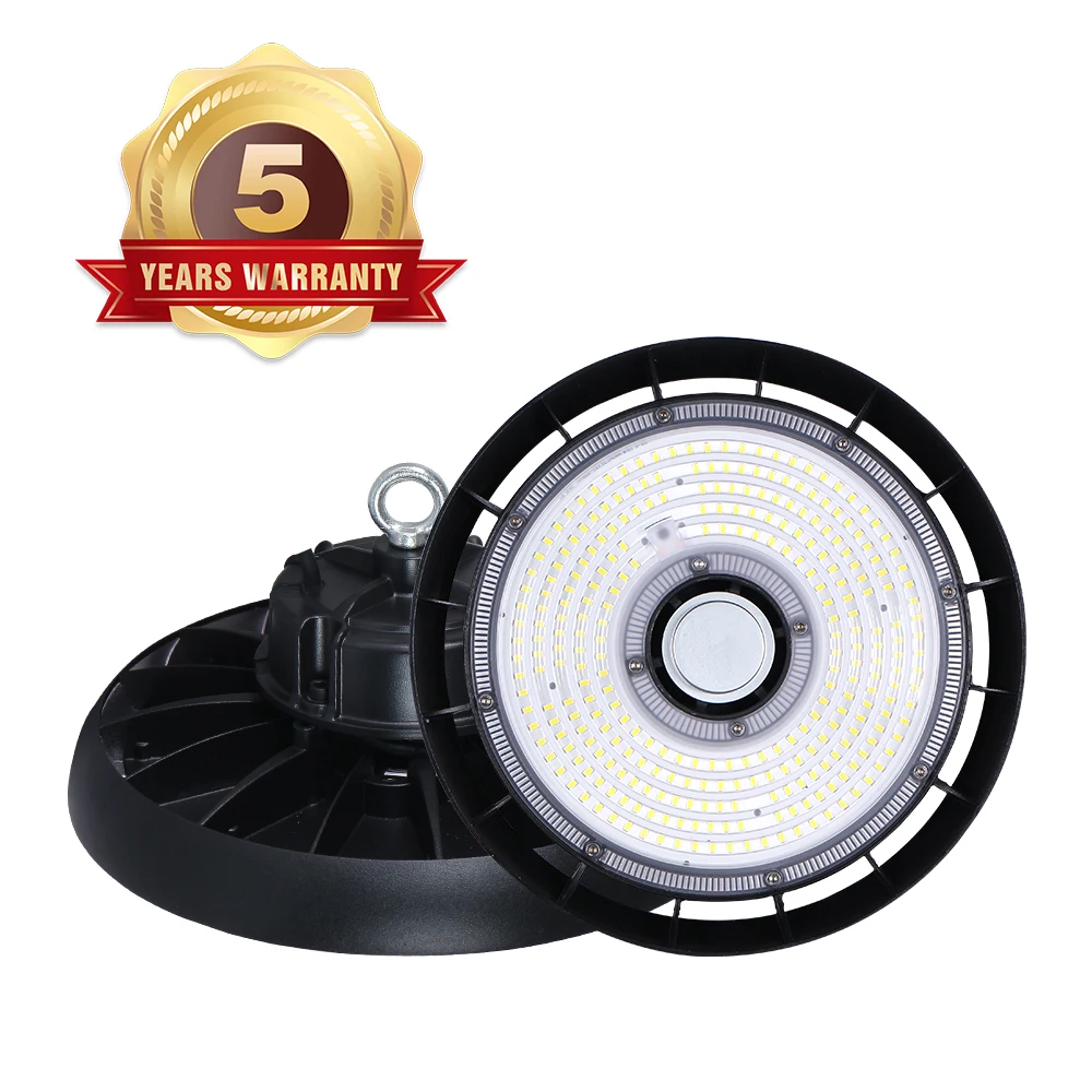 KCD High Efficiency High Lumen Saving Energy UFO Warehouse Supermarket Industrial 150 Watt Aluminum Reflector LED High Bay Light