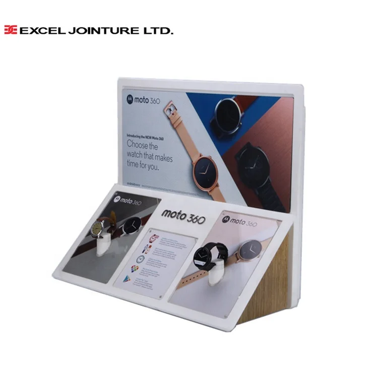 Эксклюзивный дизайн, демонстрация ювелирных изделий, стойка OEM, акриловая настольная подставка для умных часов