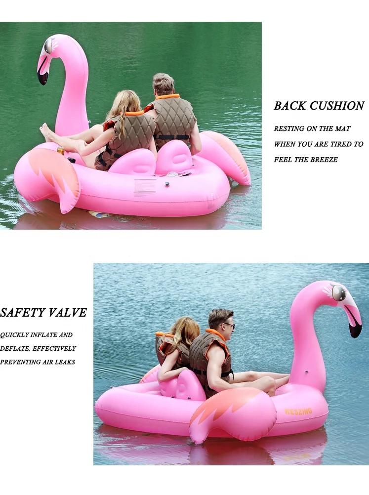 New Product Swimming pool toys water bed motorized inflatable falmingo pool float