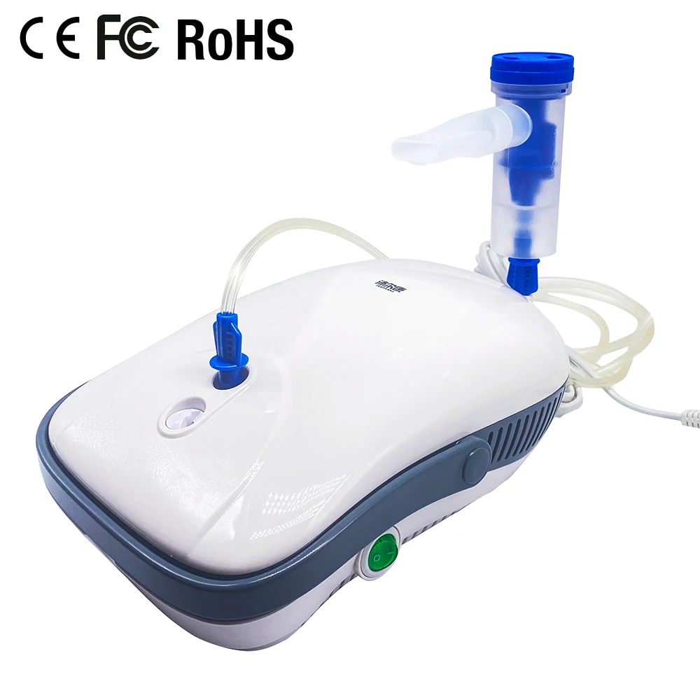 
Factory price CE ISO Atomizer Portable Machine Mesh Compressor Medical Disposable Nebulizer With Mouth Piece 