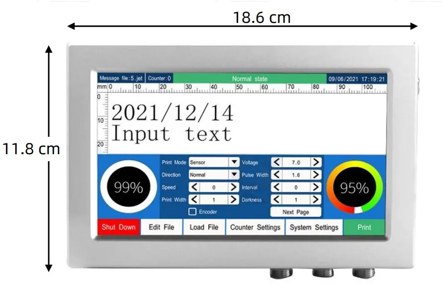 High adhesive Online inkjet printer for food container steel printing machinery prices on glass metal pvc sheet